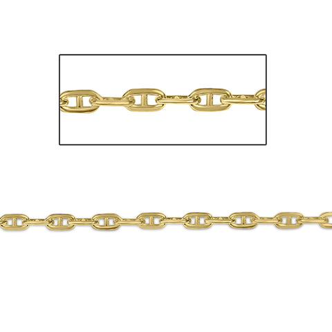 14kt GF Mariner Chain 3x6mm