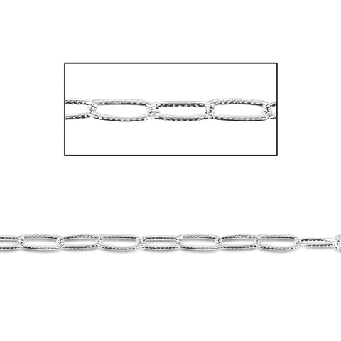 Antique Silver Pattern Paperclip