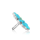 Adjustable Turquoise Statement Ring