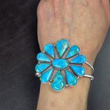 Genuine Turquoise Statement Cuff