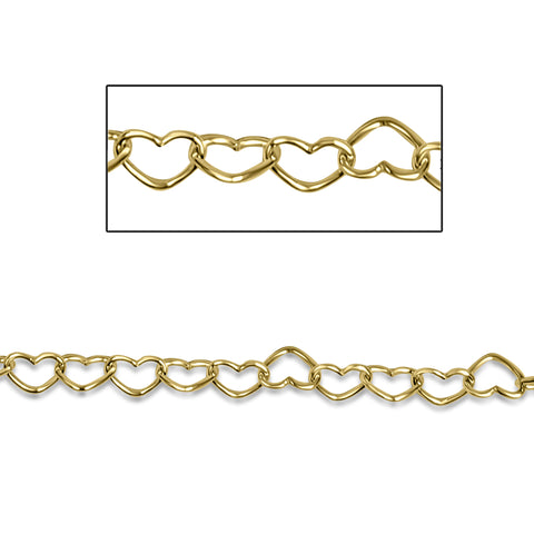 GF Heart Chain 5mm