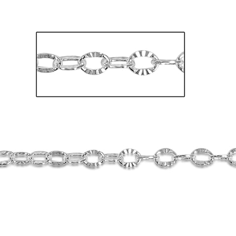 SS Diamond Cut Cable 3x4mm