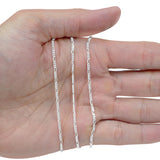 SS Diamond Cut Figaro 1.8mm