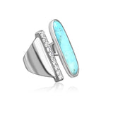 Mod Turquoise Statement Ring