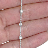 SS Dice Cube Anklet