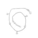 CZ Charm Anklet