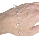 CZ Charm Anklet