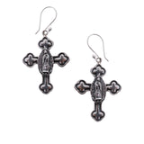Virgen Guadalupe Cross Dangles