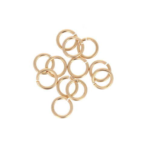 14kt Gold 3mm 24ga Open Jump Rings