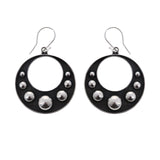 Vintage Bead Disc Earrings