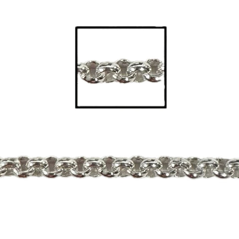 5.5mm Sterling Silver Rolo Chain