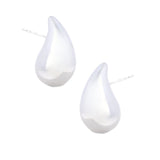 Puffed Teardrop Earrings