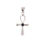 Stone Ankh Cross Pendant