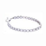 Halo Tennis CZ Bracelet