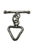 Sterling Silver Triangle  Shaped Toggle 12MM