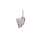 Opal Heart Pendant