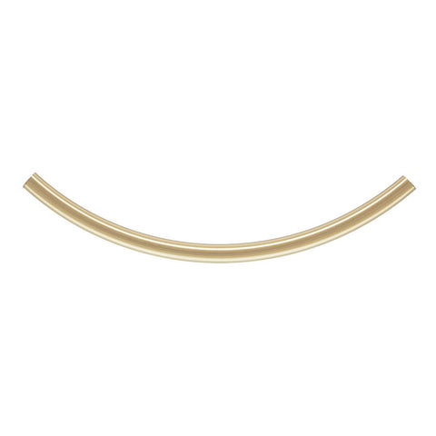 14kt Gold-Filled Curved Tube 2x40mm