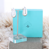 Puffed Teardrop Earrings