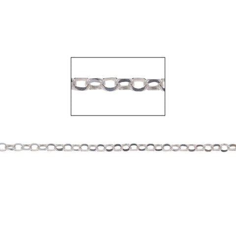 Diamond Cut 2mm Rolo Chain
