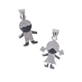 Boy & Girl CZ Charms