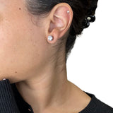 Round CZ Studs