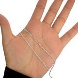Diamond Cut 2mm Rolo Chain