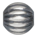 Fluted Round Navajo Pearl 4mm