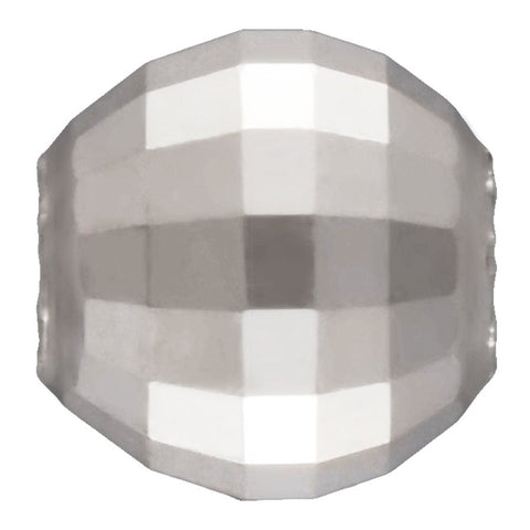 4mm Sterling Silver Mirror Bead