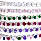 Colorful CZ Tennis Bracelet