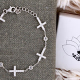 Dainty Cross Linked Bracelet