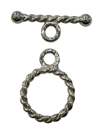 Sterling Silver 12mm Toggle