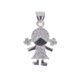 Boy & Girl CZ Charms