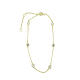 Diamond by the Yard Anklet