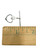 Sterling Silver Heart Shaped Toggle