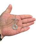Sterling Silver Smooth  Toggle  With 30MM Bar