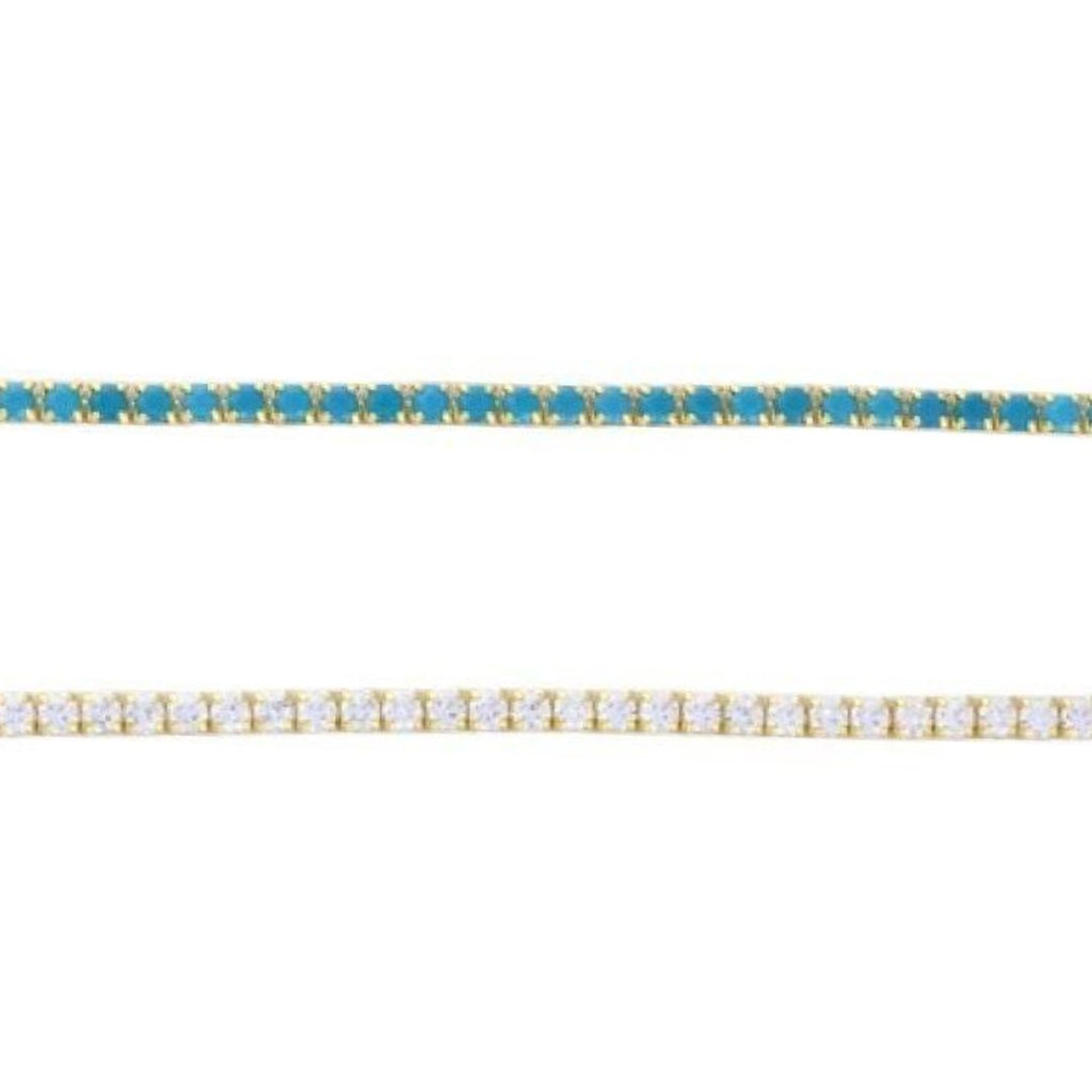 Fancy CZ Tennis Bracelet