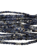 Sodalite Cube Beads