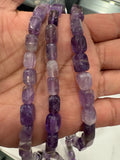 Amethyst Cube Beads