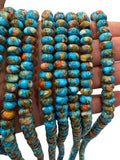 Pumpkin Spice Rondell Beads