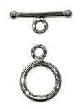 Smooth Sterling Silver Toggle 12mm