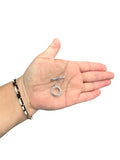 Sterling Silver Cut Out Toggle 17mm