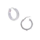 Aurora's Crystal Hoops