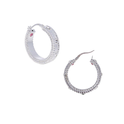 Aurora's Crystal Hoops