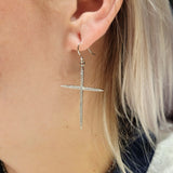 Sparkling Spiked Cross Drops