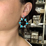 Sozin's Turquoise Sun Earrings