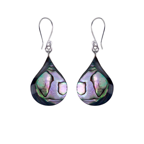 Teardrop Abalone Earrings