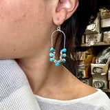 Turquoise Rainfall Earrings