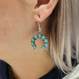 Turquoise Naja Cluster Earrings