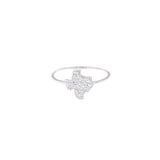 Mini CZ Texas Stacker Ring