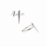 Modern Double Spike Ring